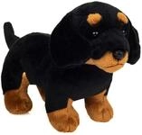 Teddy Hermann&reg; Kuscheltier Teddy Hermann Hund Dackel 21 cm schwarz Pl&uuml;schhund
