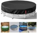 LuxusKollektion Pool-Abdeckplane Poolabdeckung Rund 305 420 D Oxford-Stoff Pool