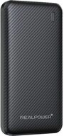 Realpower RealPower Powerbank 10000 mAh Quick Charge, USB PD USB-A, USB-C&reg; Sch