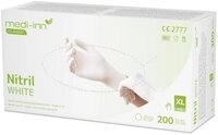 Medi-Inn Nitril-Handschuhe Nitril white Einmalhandschuhe Puderfrei Big Box...
