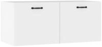 vidaXL Regal Wandschrank Wei&szlig; 80x36,5x35 cm Holzwerkstoff, 1-tlg.
