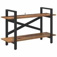 vidaXL B&uuml;cherregal B&uuml;cherregal Altholz 100 x 33,5 x 64 cm Holzwerkstoff, 1-tlg.