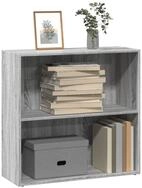 vidaXL B&uuml;cherregal NA B&uuml;cherregal Grau Sonoma 80x30x77 cm Spanplatte