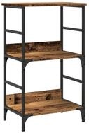 vidaXL B&uuml;cherregal B&uuml;cherregal Altholz-Optik 50x33x82 cm Holzwerkstoff, 1-tlg.