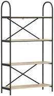 vidaXL B&uuml;cherregal B&uuml;cherregal Sonoma-Eiche 80 x 30 x 146 cm Holzwerkstoff, 1-tlg.