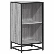 vidaXL B&uuml;cherregal B&uuml;cherregal Grau Sonoma 40x35x76 cm Holzwerkstoff, 1-tlg.