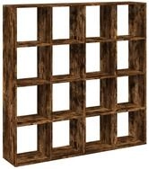 vidaXL B&uuml;cherregal B&uuml;cherregal R&auml;uchereiche 137,5x29x137,5 cm Holzwerkstoff,