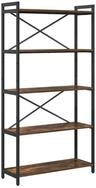 vidaXL B&uuml;cherregal B&uuml;cherregal Ger&auml;ucherte Eiche 80 x 30 x 155 cm Holzwerkstoff,