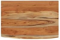 vidaXL Tischplatte Wandregal 50x30x2,5 cm Rechteckig Massivholz Baumkante (1 St)