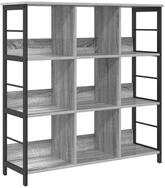 vidaXL B&uuml;cherregal B&uuml;cherregal Graues Sonoma 102 x 32 x 104,5 cm...
