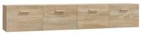 vidaXL H&auml;ngeschrank Wandschr&auml;nke 2 Stk. Sonoma-Eiche 100x36,5x35 cm Holzwerkstoff