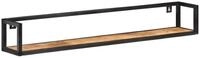 vidaXL Wandregal, Regale 2 Stk. 120 cm Raues Mangoholz