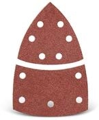 MENZER Schleifdreieck 93 mm / 62 x 102 mm 11-Loch Klett-Schleifbl&auml;tter f&uuml;r