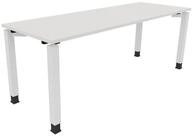 Soennecken Schreibtisch Schreibtisch Vierfu&szlig; Quadratrohr B2000xT700xH680-820