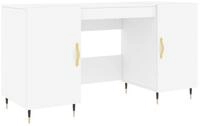vidaXL Schreibtisch NA Schreibtisch Wei&szlig; 140x50x75 cm Spanplatte