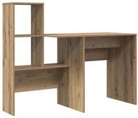 vidaXL Schreibtisch Schreibtisch Artisan-Eiche 131,5 x 50 x 106,5 cm Holzwerkstoff