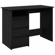 vidaXL Schreibtisch Schreibtisch Schwarz 102x50x75 cm Holzwerkstoff
