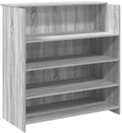 vidaXL Schreibtisch Empfangstheke Grau Sonoma 100x50x103,5 cm Holzwerkstoff