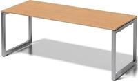 Bisley Schreibtisch Schreibtisch Cito BxTxH 200x80x74cm buche Gestell silber