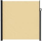 vidaXL Seitenmarkise Ausziehbares Seitenmarkise Sand 600 x 180 cm Polyester...