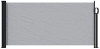 vidaXL Seitenmarkise Ausziehbares Seitenmarkise Grau 500 x 100 cm Polyester...
