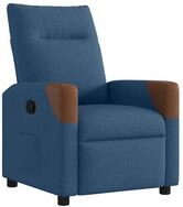 vidaXL Sessel Relaxsessel Blau Stoff (1-St)