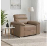 vidaXL Sofa, Sessel Cappuccino-Braun 60 cm Kunstleder