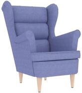 vidaXL Sessel Sessel Jeansblau 74x84x100 cm Stoff