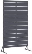 vidaXL Gartenzaun Sichtschutz Anthrazit 100 x 50 x 180 cm Stahl, (1-St)