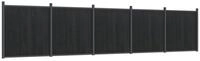 vidaXL Gartenzaun, Zaunelement Grau 872x186 cm WPC