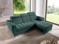 Beautysofa Ecksofa Aurora I 3-Sitzer mit Schlaffunktion in modernem Stil,...
