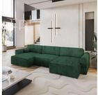 Masseno Ecksofa FENTO mit Schlaffunktion U-Form, Sofa mit Bettkasten