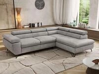 MKS M&Ouml;BEL Ecksofa PABLO L, Set, HR35-Schaum, Metallbeinen, Wellenfedern, L-form,