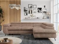MKS M&Ouml;BEL Ecksofa PETER L, Set, Ecksofa L-form, HR35-Schaum, Wellenfederkern,