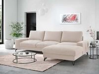 MIRJAN24 Ecksofa Flavio, mit Bettkasten und Schlaffunktion, 300x179x91 cm,