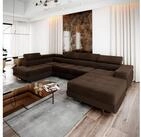 Masseno Ecksofa CASONE OPINIA mit Schlaffunktion U-Form, Sofa mit Bettkasten