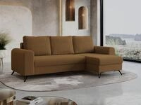MKS M&Ouml;BEL Ecksofa HUGO, Set, Couch, Schlaffunktion, Lose Kissen, Bettkasten,