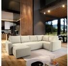 Masseno Ecksofa NORENA mit Schlaffunktion U-Form, Sofa mit Bettkasten