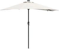vidaXL Sonnenschirm Garten-Sonnenschirm Sand 294 x 150 x 223 cm Polyester und Stahl