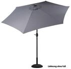 DEMA Sonnenschirm Alu-Sonnenschirm Triest Solar / LED anthrazit