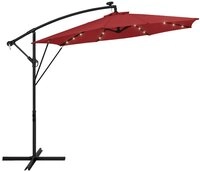 ML-DESIGN Sonnenschirm Ampelschirm mit/ohne LED Solar St&auml;nder Abdeckung