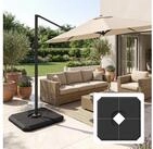 Outsunny Schirmhalter Schirmgewicht, 4-tlg. mit 80 kg Wasser oder 120 kg Sand,