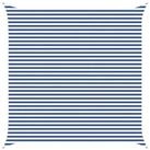 vidaXL Sonnensegel Sonnensegel Blau und Wei&szlig; 5 x 5 m 100 % Polyester Oxford,...