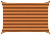 vidaXL Sonnensegel Sonnensegel Orange und Braun 4,5 &times; 3 m 100 % Polyester...
