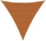 vidaXL Sonnensegel Sonnensegel Orange und Braun 6 x 6 x 6 m 100 % Polyester...