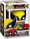 Funko Actionfigur Funko Pop! & Buddy Deadpool & Wolverine with Babypool Sammelfigur