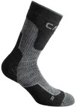 CMP Sportsocken CMP Unisex Trekkingsocken TREKKING SOCK WOOL MID 3I49177 schwarz