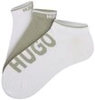 HUGO Sneakersocken 3P AS LOGO CC (3-Paar) mit Logodetails