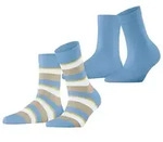 Esprit Socken Crochet Stripe 2-Pack Socken (2-Paar) bunt 35-38