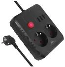 Maclean 2 Steckdosen 2500W 3xUSB Mehrfachsteckdose 2-fach (Kabell&auml;nge 3 m), 110-240V